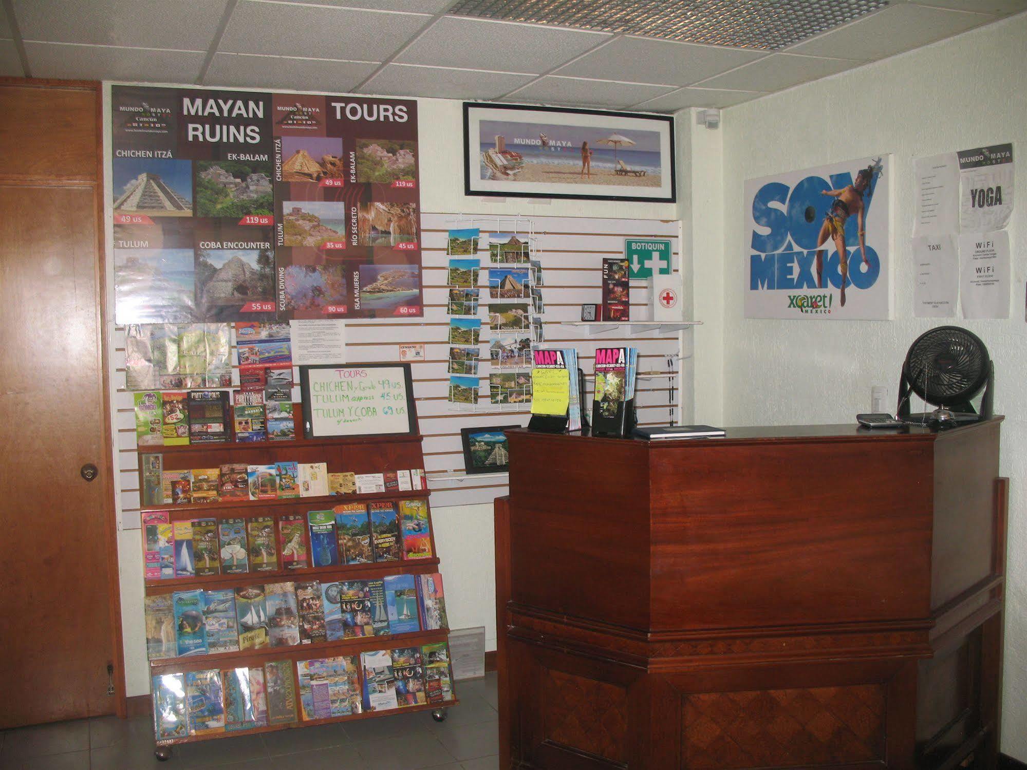 Hostel Mundo Maya Канкун Экстерьер фото